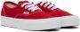 Vans Red OG Authentic LX Sneakers - Thumbnail 4