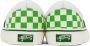 Vans SSENSE Exclusive Collaboration Green & White Classic Slip-On VR3 L Sneakers - Thumbnail 4