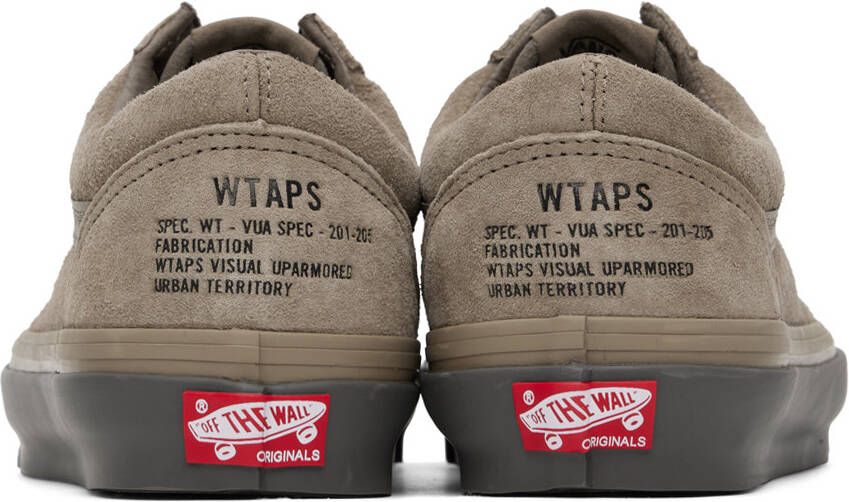 Vans Taupe WTAPS Edition OG Old Skool LX Sneakers