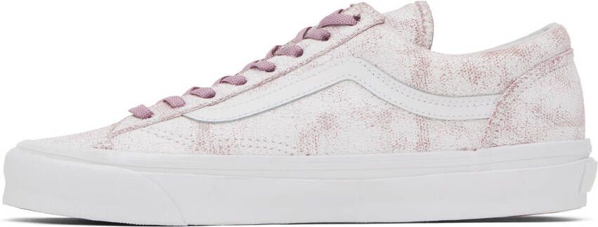 Vans White & Pink Vault OG Style 36 LX Sneakers