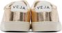 VEJA Baby Gold & White Leather Esplar Sneakers - Thumbnail 5