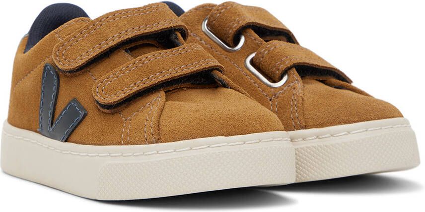 VEJA Baby Tan & Navy Esplar Sneakers