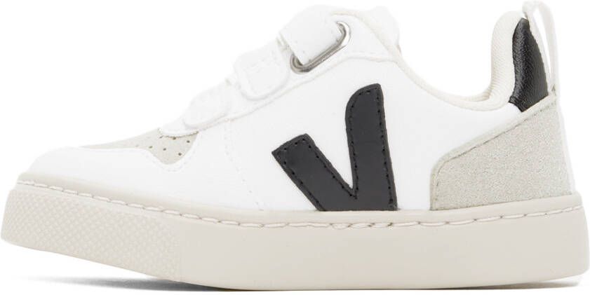 VEJA Baby White & Black V-10 Sneakers