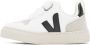 VEJA Baby White & Black V-10 Sneakers - Thumbnail 3