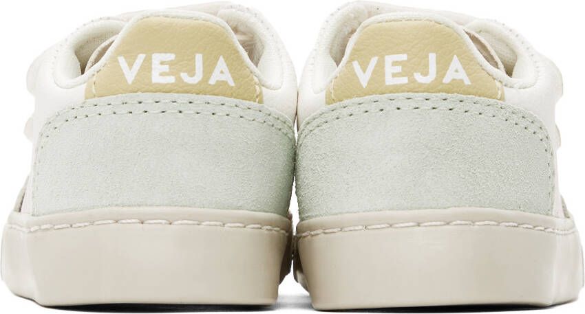 VEJA Baby White & Multicolor V-12 Sneakers