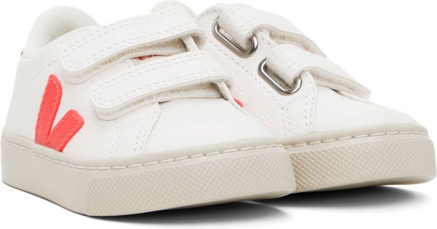 VEJA Baby White & Pink Esplar Sneakers