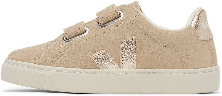 VEJA Kids Beige Suede Esplar Sneakers