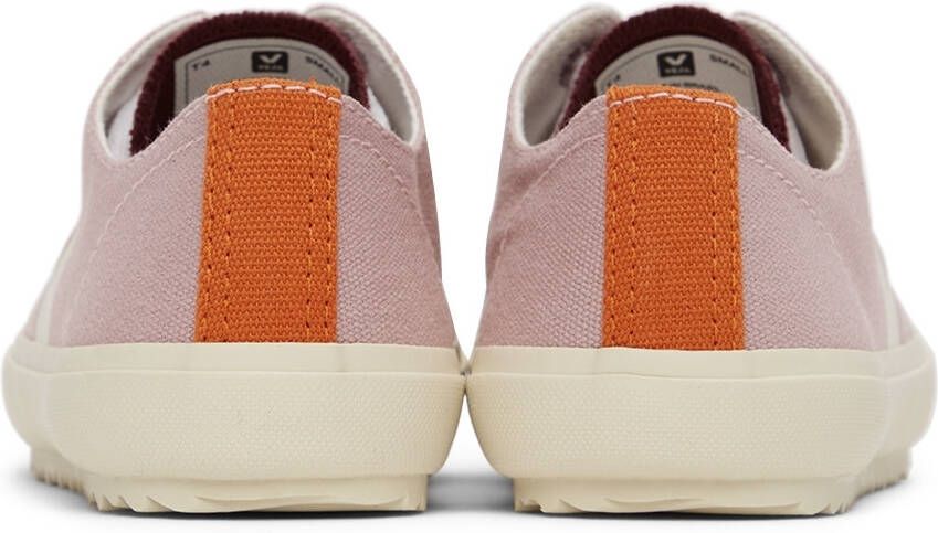 VEJA Kids Pink & Burgundy Canvas Flip Sneakers