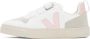 VEJA Kids White & Pink V-10 Sneakers - Thumbnail 3