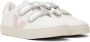 VEJA Kids White & Silver Leather Esplar Sneakers - Thumbnail 4