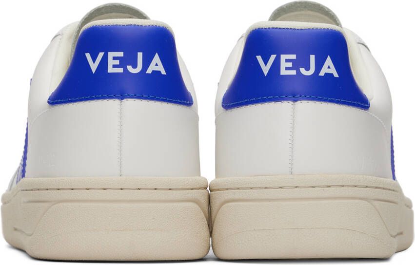 VEJA White & Blue V-12 Sneakers