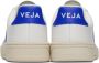 VEJA White & Blue V-12 Sneakers - Thumbnail 2