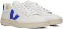 VEJA White & Blue V-12 Sneakers - Thumbnail 4