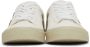 VEJA White & Khaki Leather Campo Sneakers - Thumbnail 2