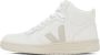 VEJA White Leather V-15 Sneakers - Thumbnail 3