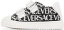 Versace Baby Black & White Allover Sneakers - Thumbnail 3