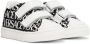 Versace Baby Black & White Allover Sneakers - Thumbnail 4