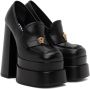 Versace Black Aevitas Platform Heels - Thumbnail 4