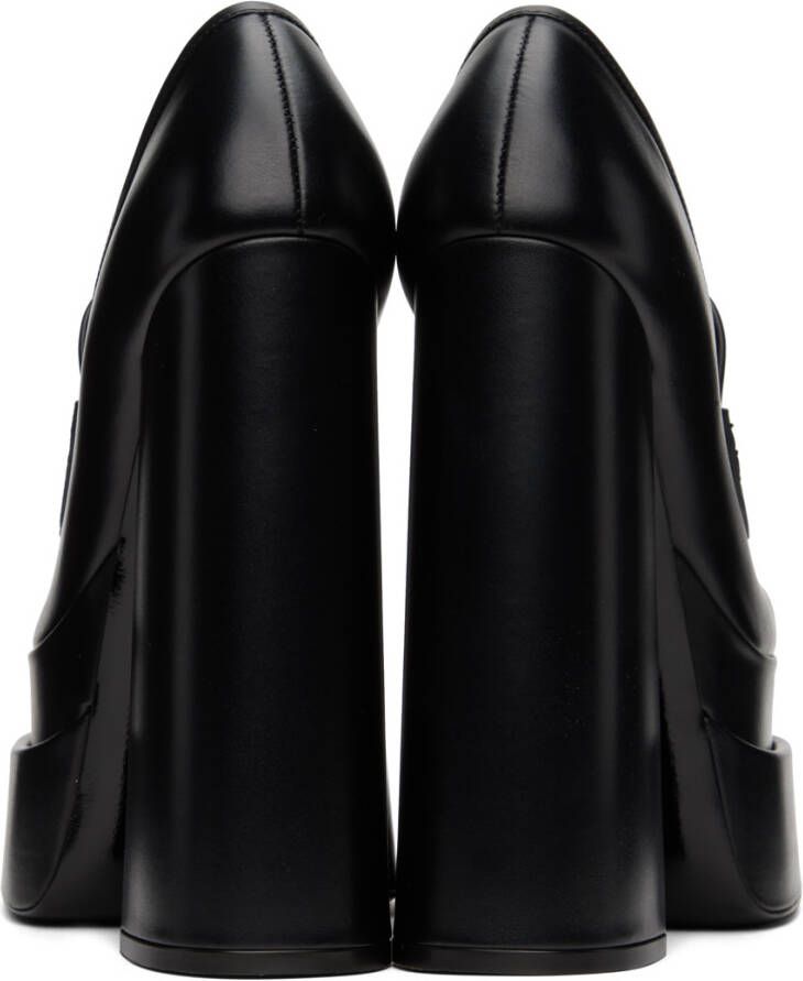 Versace Black Aevitas Platform Loafers