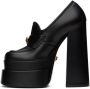 Versace Black Aevitas Platform Loafers - Thumbnail 3