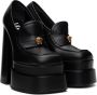 Versace Black Aevitas Platform Loafers - Thumbnail 4
