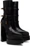 Versace Black Aevitas Pointy Platform Boots - Thumbnail 4