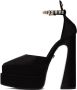 Versace Black Aevitas Pointy Platform Heels - Thumbnail 3