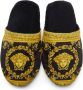 Versace Black & Gold Baroque Slippers - Thumbnail 4