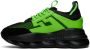 Versace Black & Green Chain Reaction Sneakers - Thumbnail 3