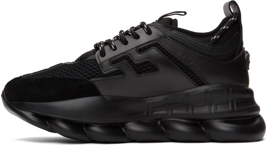 Versace Black Chain Reaction Sneakers