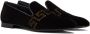 Versace Black Embroidered Loafers - Thumbnail 4