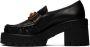 Versace Black Greca Loafers - Thumbnail 3