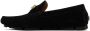 Versace Black 'La Medusa' Loafers - Thumbnail 3