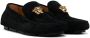 Versace Black 'La Medusa' Loafers - Thumbnail 4