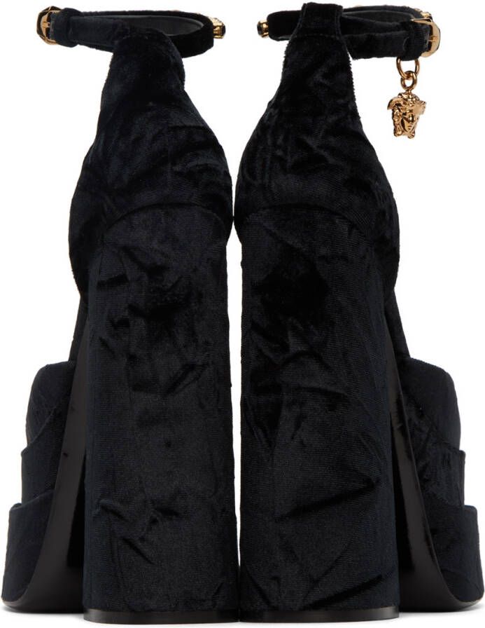 Versace Black Medusa Aevitas Heels