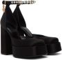 Versace Black Medusa Aevitas Platform Heels - Thumbnail 4