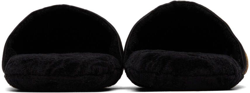 Versace Black Medusa Amplified Slippers