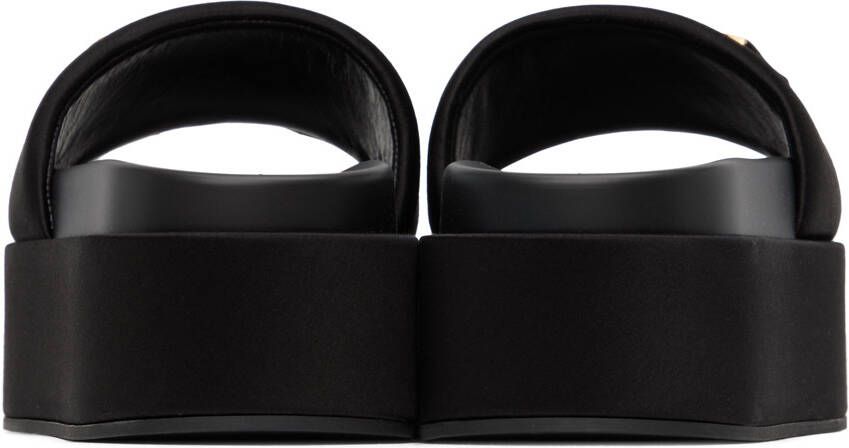 Versace Black Medusa Biggie Platform Sandals
