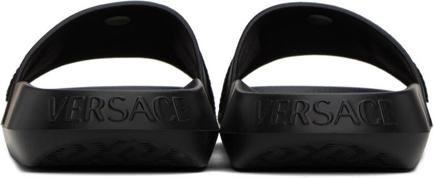 Versace Black Medusa Biggie Slides