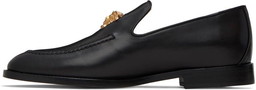 Versace Black Medusa Loafers