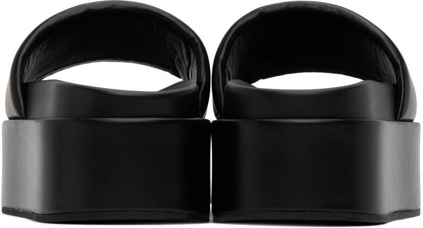 Versace Black Medusa Platform Sandals