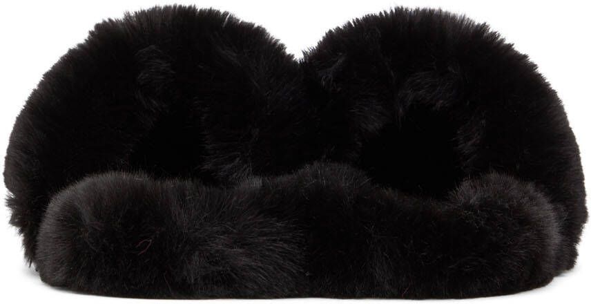 Versace Black Palazzo Slippers