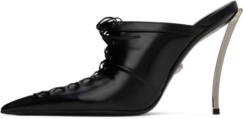 Versace Black Pin-Point Heels