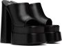 Versace Black Platform Heeled Sandals - Thumbnail 4