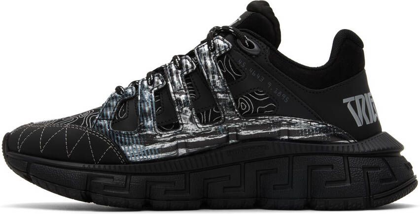 Versace Black Trigreca Sneakers