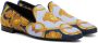 Versace Blue & Gold Barocco 660 Slippers - Thumbnail 4