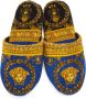 Versace Blue & Gold I Love Barocco Slippers - Thumbnail 5