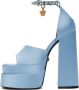 Versace Blue Medusa Aevitas Platform Heeled Sandals - Thumbnail 3