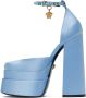 Versace Blue Medusa Aevitas Platform Heels - Thumbnail 3