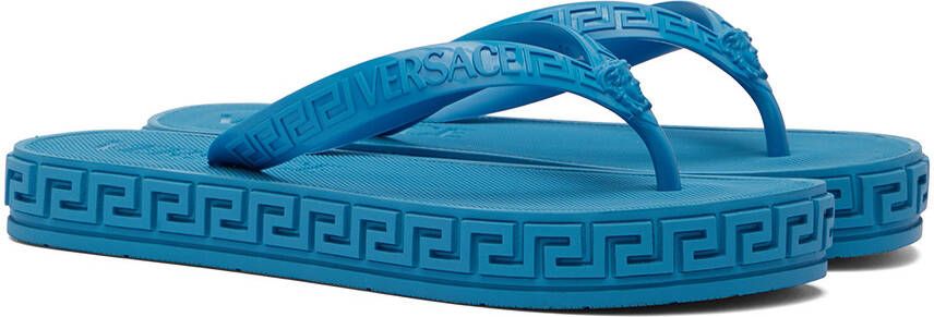 Versace Blue Pool Slides